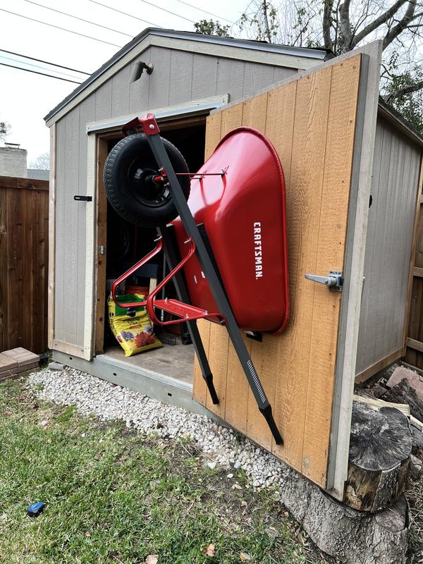 Wheelbarrow wall online hanger