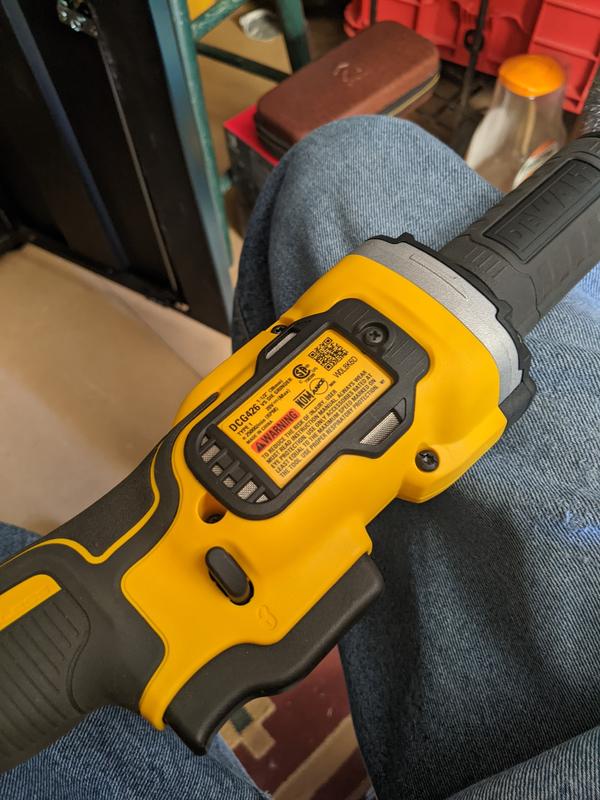 Dewalt battery deals powered die grinder