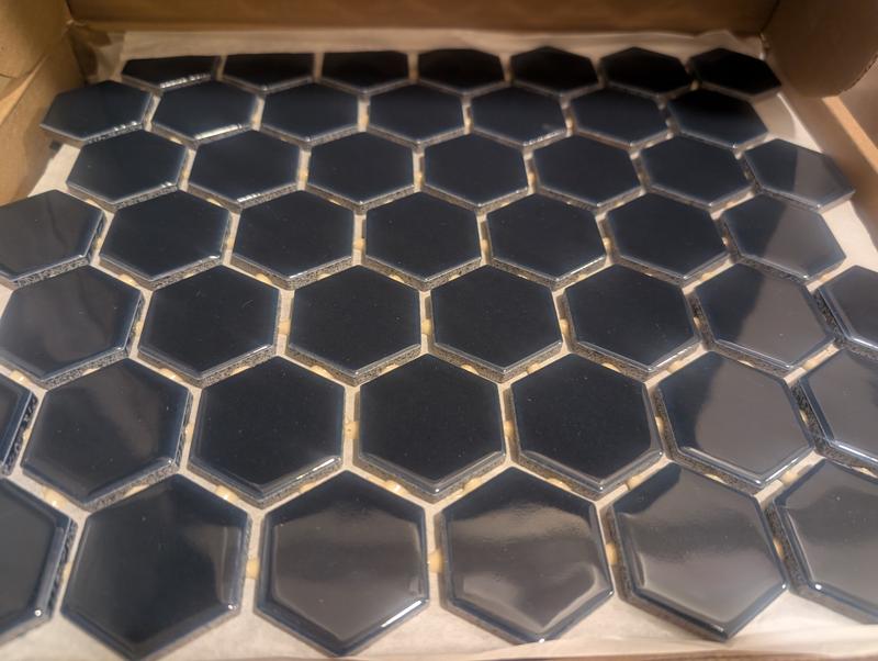 American Olean Hillcrest Ridge Metallic Vibe 10-in x 12-in Glossy Ceramic Hexagon Patterned Wall Tile (9.72-sq. ft/ Carton)