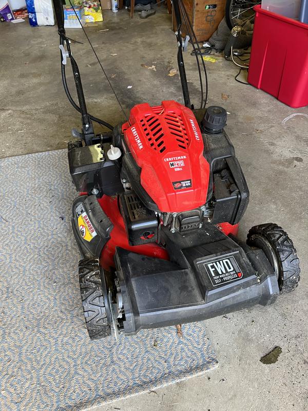 Craftsman electric start online push mower