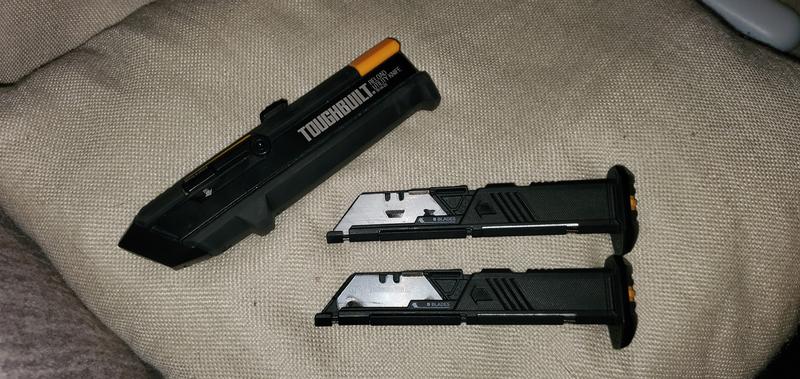 TOUGHBUILT Reload Utility Knife + 2 Blade Mags _ TB-H4S2-03 