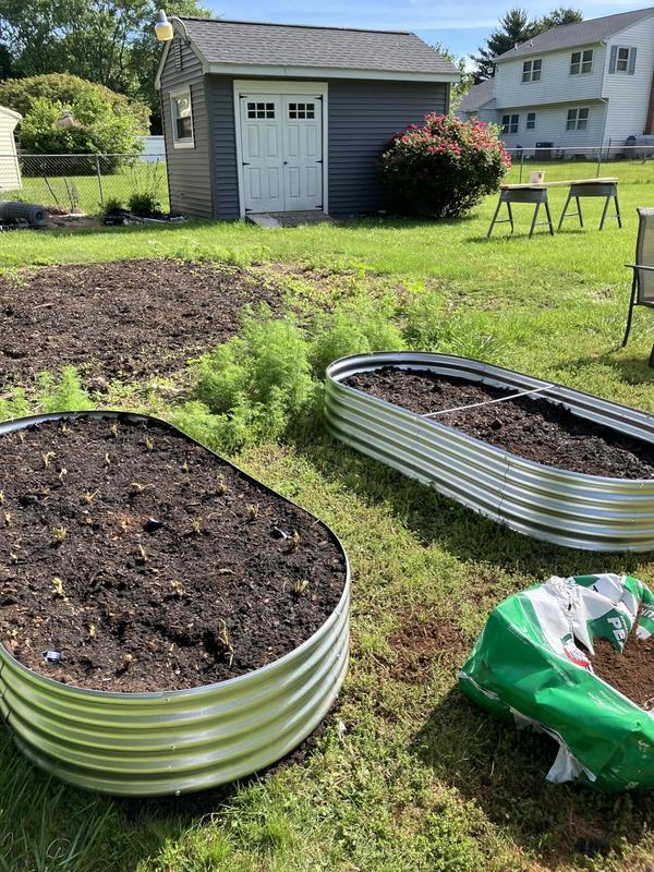 Clavie 64-cu ft 48-in W x 96-in L x 12-in H 2 pcs Galvanized Steel