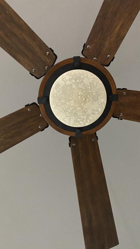 Barrington 52-in Black and Wood sale Ceiling Fan with Remote