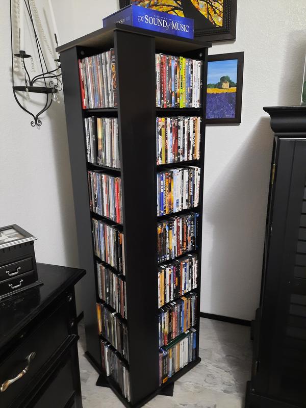 Prepac Multimedia Storage Black Transitional Composite Media Cabinet ...
