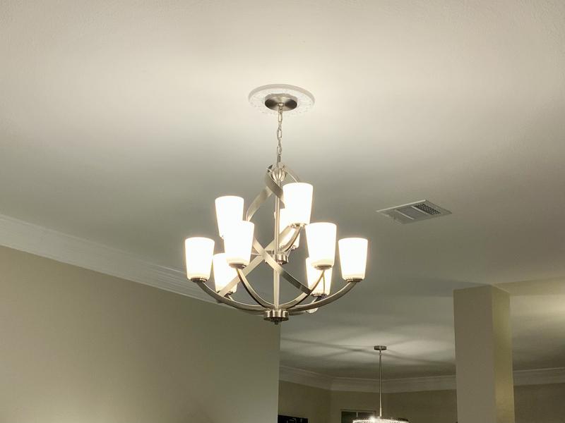 Kichler Layla 6-Light Antique Bronze Modern/Contemporary Chandelier