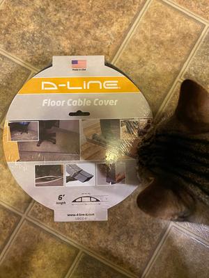 D-Line 6Ft Floor Cord Cover, Floor Cable Protector, Extension Cord Cov –  KOL PET