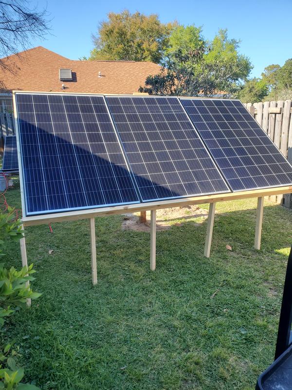 Renogy - Juego de 4 paneles solares de 320 W fuera de la red, para casa de  campo, residencia, comercio