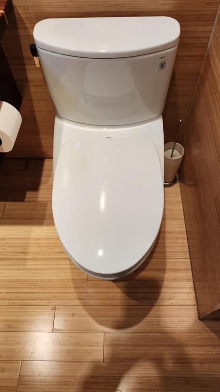 TOTO Nexus Cotton White Elongated Chair Height Soft Close 2