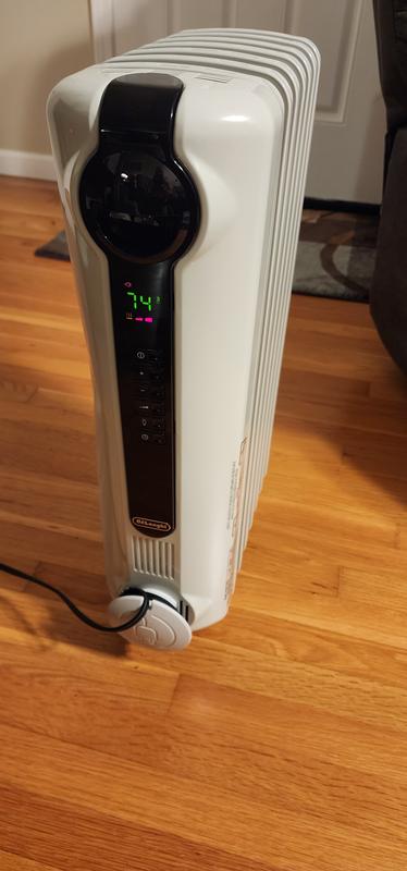 DeLonghi Up to 1500-Watt Convection and Radiant Tower Indoor Electric Space  Heater with Thermostat in the Electric Space Heaters department at Lowes.com