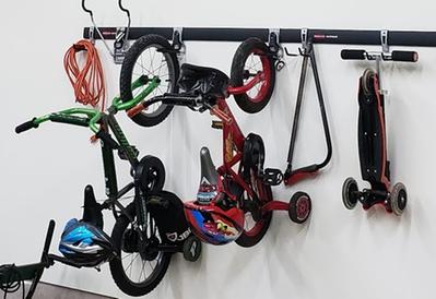 FastTrack® Rail Garage Vertical Bike Hook