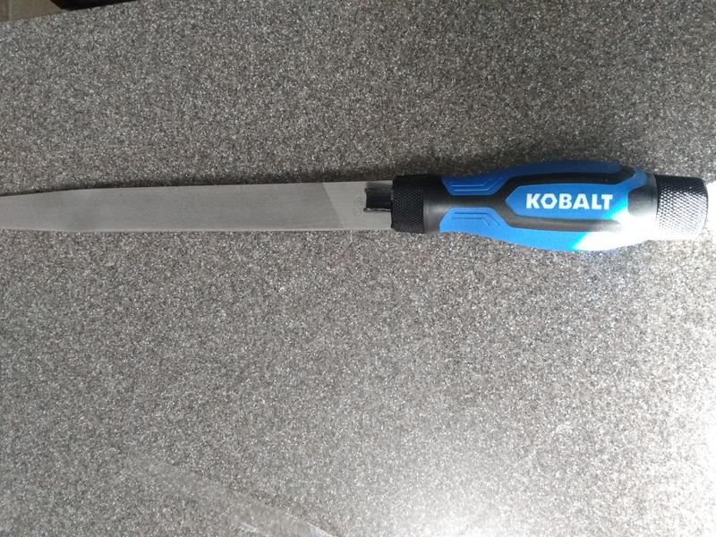 Kobalt 10-in Double-cut Second-cut Tooth Flat File in the Files ...