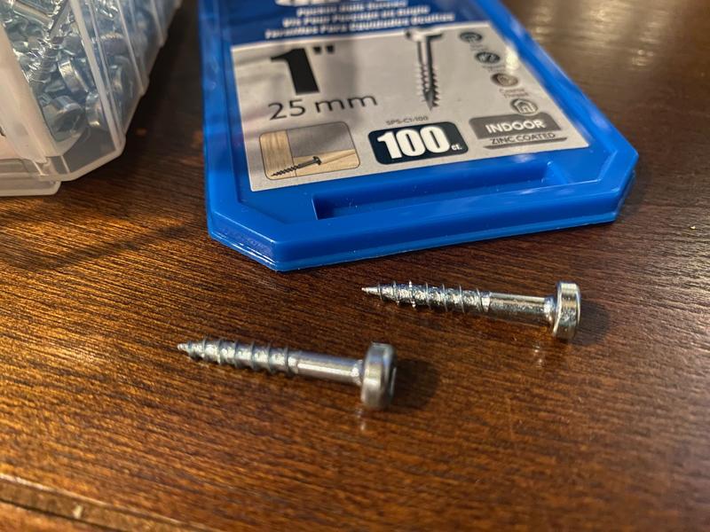 1 inch store pocket screws