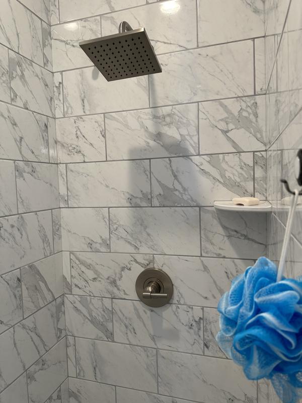 Satori Regent Calacatta 8-in x 16-in Glossy Ceramic Marble Look Wall Tile (0.86-sq. ft/ Piece)
