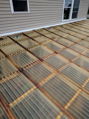 Polycarb 26 In X 12 Ft Translucent, Home Depot Canada Corrugated Plastic Roofing