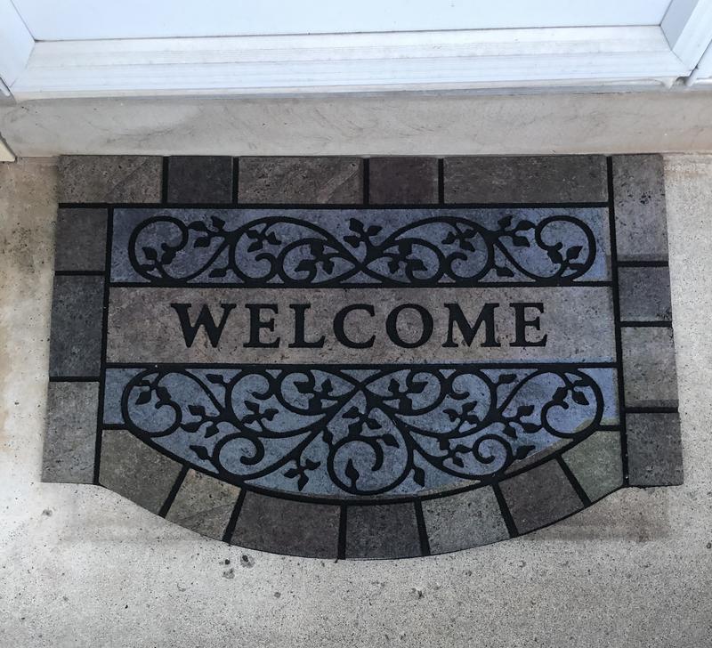 Rubber Scroll Doormat – Doormats USA