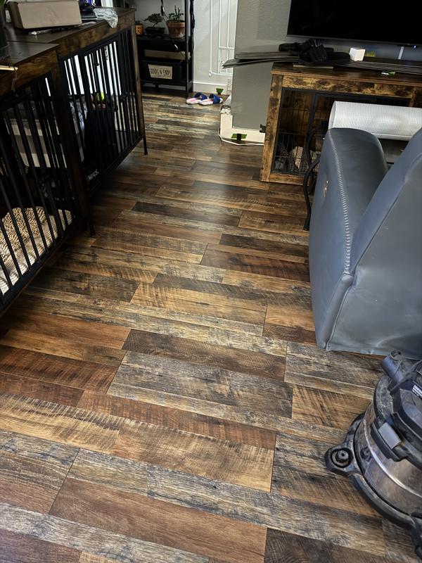 QuickStep Studio + Spill Repel Pecanwood 12-mm T x 7-in W x 48-in L ...