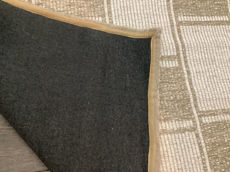 allen + roth Sahara Checkmate 5 x 8 (ft) Loomed Polyester Prairie Taupe ...