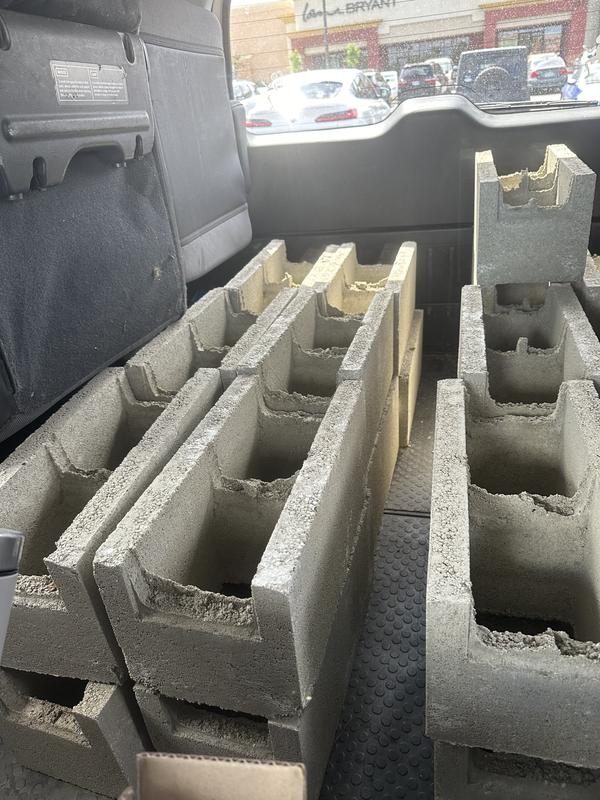 Midwest Products Group 8-in W x 8-in H x 16-in L Cored