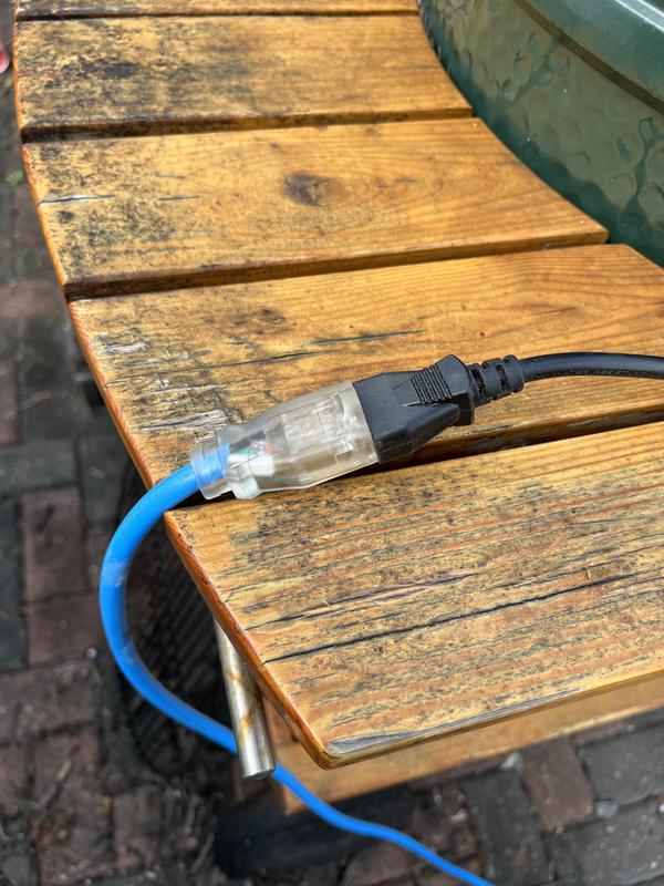 Utilitech 50-ft 14 / 3 Medium Duty 3 Prong Blue Outdoor Extension Power ...