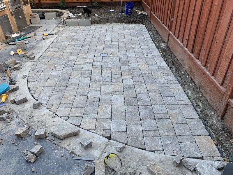 【中古】 Beautiful The’’’’Pavers Oaks Ridgefield Smooth Paver, 70mm - Marble Grey - Kool
