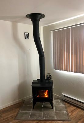 Pleasant Hearth 1200-sq ft Heating Area Firewood Stove at Lowes.com