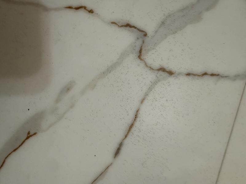 Pergo Rome Marble White Marble Look 22-mil x 12-in W x 24-in L ...
