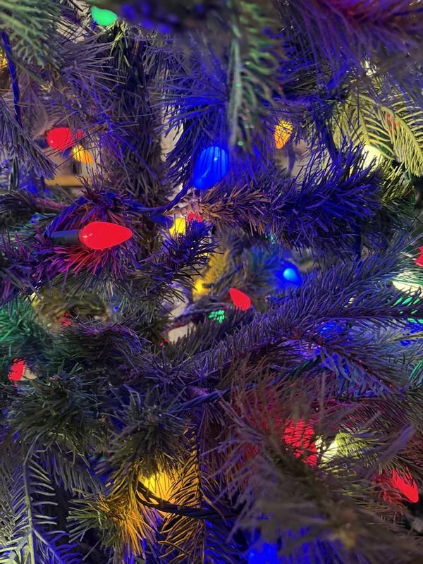 GE Energy Smart 150 -Count 49.6-ft Multicolor LED Plug-In Christmas ...