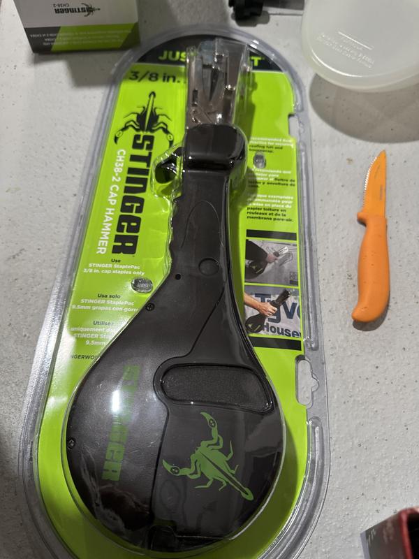 STINGER CH38-2 Cap Stapler Medium Hammer Tacker 0136400 at Lowes.com