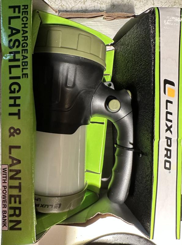 Lux-Pro Luxpro 600-Lumen 4 Modes LED Rechargeable Spotlight Flashlight  (Battery Pack(s) Included) in the Flashlights department at