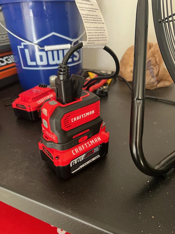 CRAFTSMAN 1500-Lumen LED Red Battery-operated Rechargeable