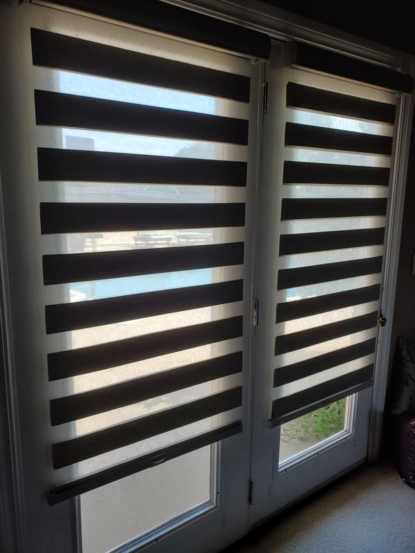 Achim Celestial Room Darkening Shade 43-in x 72-in Oyster Room ...