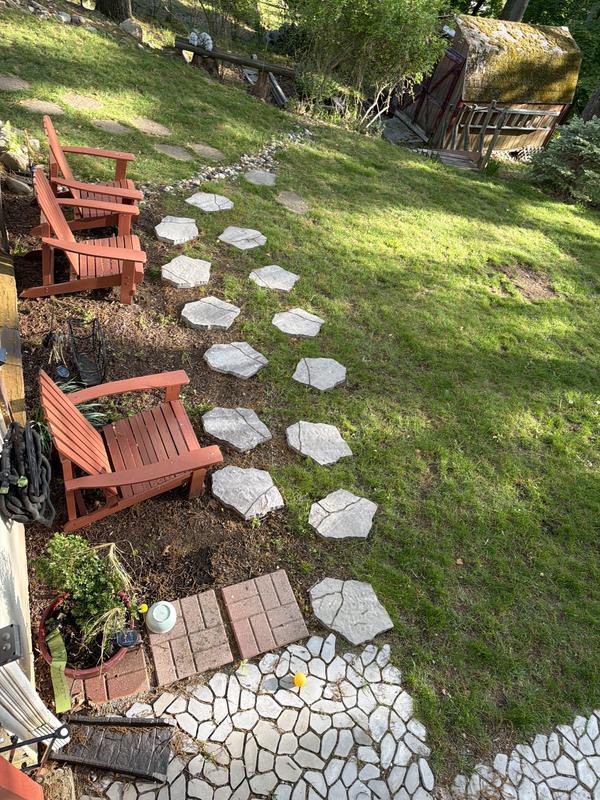 Belgard 21-in L x 15-in W x 2-in H Irregular Sable Concrete Patio