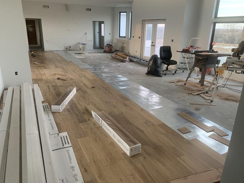 Bruce (Sample) America's Best Choice Golden Natural White Oak Engineered Wirebrushed Hardwood Flooring