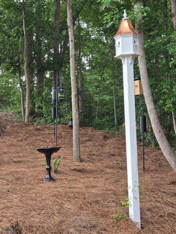 CATALYST 8-ft H x 4-in W White Vinyl Blank Fence post in the Vinyl ...