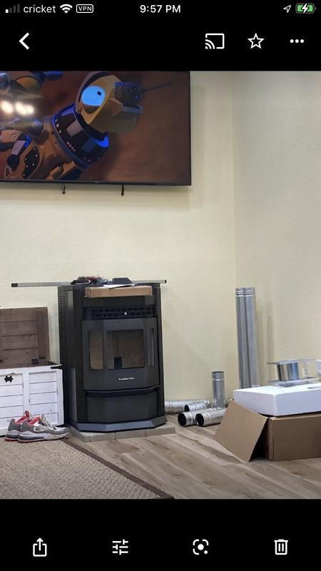 US Stove Company Black Fresh Air Kit in the Wood u0026 Pellet Stove Accessories  department at Lowes.com