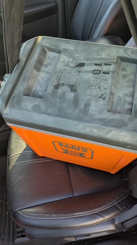 Klein Tools MODbox Gray/Orange 17-Quart Insulated Chest Cooler 62204MB ...