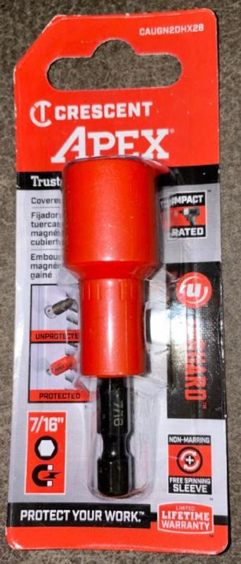 Crescent 7/16-in x 2-9/16-in Nutsetter Impact Driver Bit CAUGN2DHX28 at ...