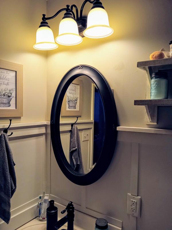 Portfolio Brandy Chase 22.83-in 3 Light Brushed Nickel Traditional