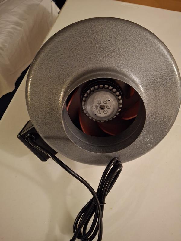 Vortex 6-in dia 497-CFM Galvanized Steel Centrifugal Duct Fan