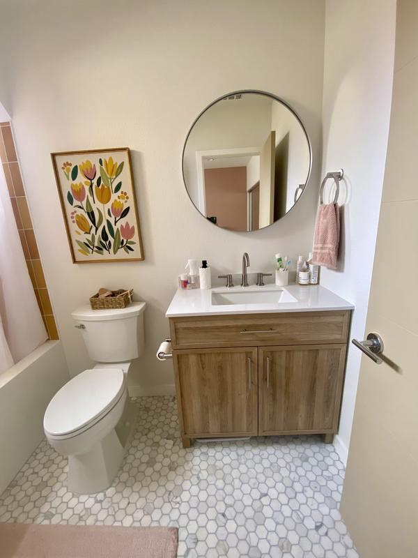 Style Selections Dolton 30-in White Undermount Single Sink