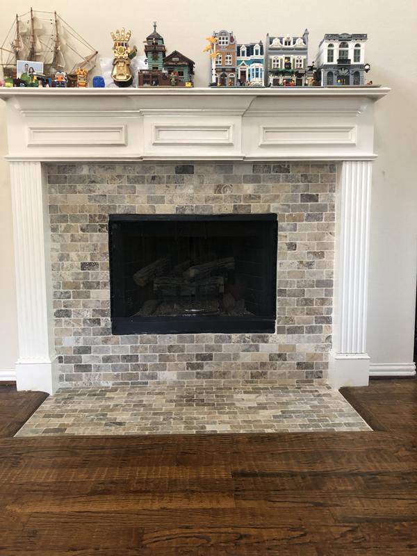Satori Scabos 12-in x 12-in Tumbled Natural Stone Brick Look Mosaic Floor and Wall Tile (1-sq. ft/ Piece)