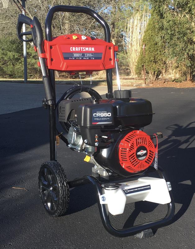 Craftsman 3000 psi 2.5 deals pressure washer