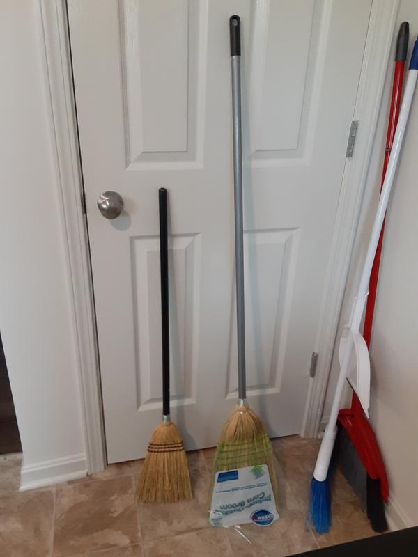 Rubbermaid Commercial Wood Handle Lobby Corn Broom