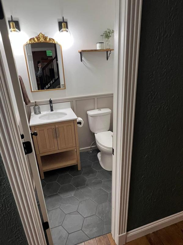 Satori Cosmo Argento 8-in x 10-in Matte Porcelain Hexagon Floor and Wall Tile (0.44-sq. ft/ Piece)