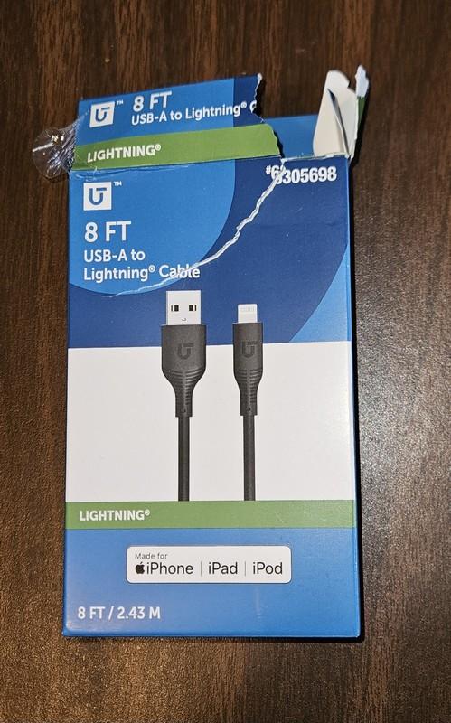 Utilitech 8-ft Usb 2 Usb-c Black Cable 8B47-3190012R-FG at Lowes.com