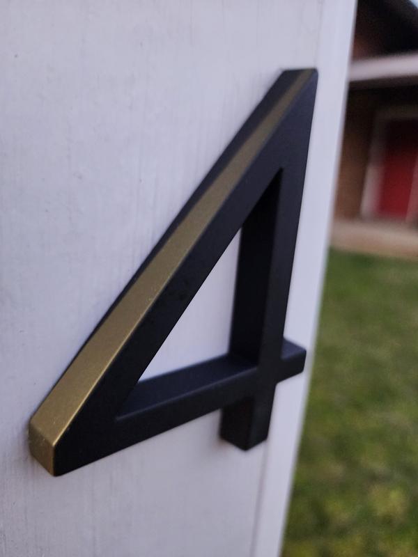 Origin 21 Urbana Park 4-in Black Number 9 33719PKBLG at Lowes.com