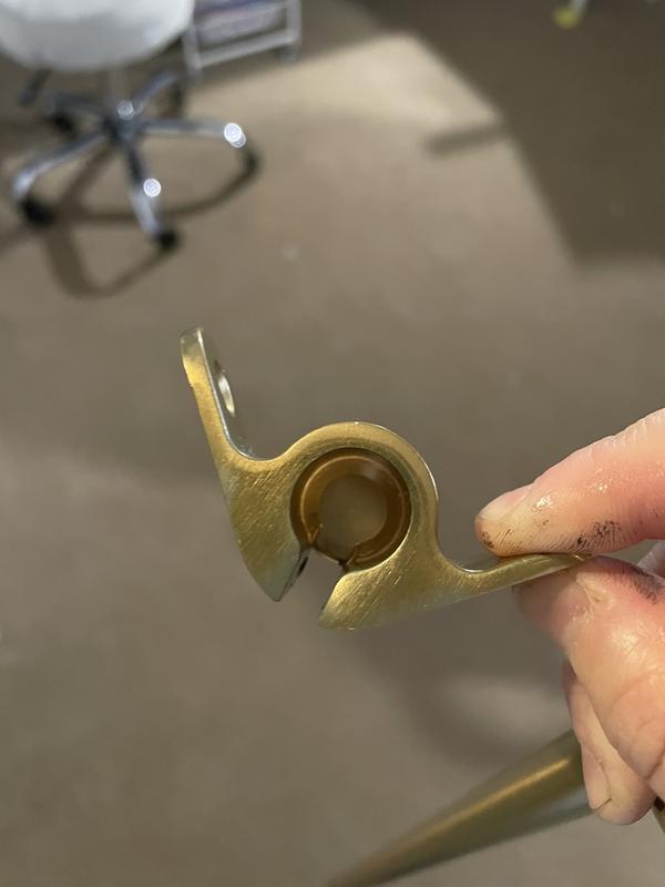 Franklin Brass 0.55-in Dia x 30.35-in L Brushed Gold Stair Rods in the ...