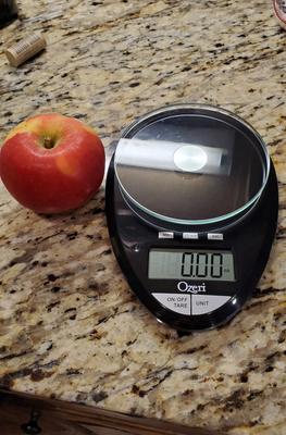 Ozeri Pro II Digital Kitchen Scale with Countdown Kitchen Timer Black