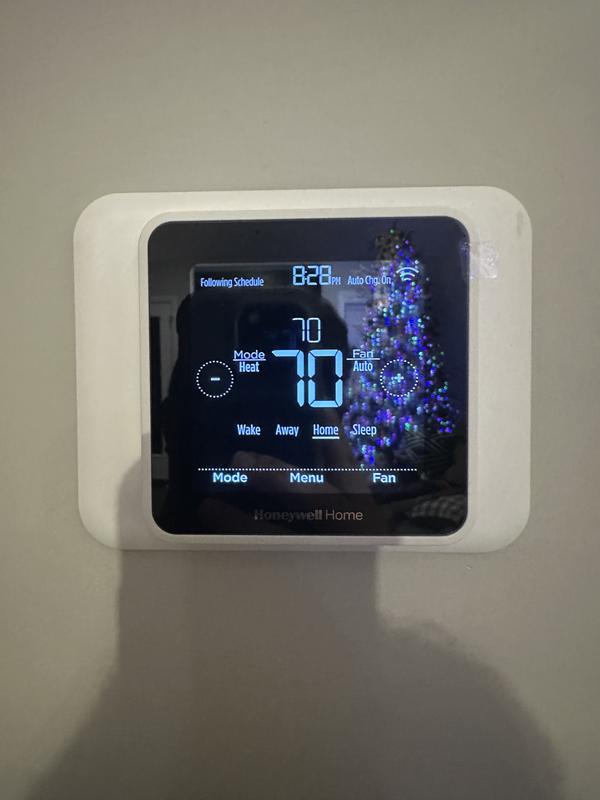 Honeywell Home RTH9585WF Smart Color Silver Smart Thermostat with Wi-Fi  Compatibility with Schlage Encode Century Matte Black Smart Electronic