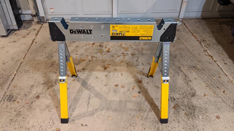 DEWALT Welding 36-in W x 33-in H Adjustable Steel Saw Horse (1100